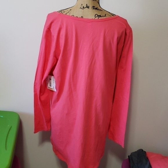 Nwt 3xl solid pink lularoe Lynnae. - Picture 3 of 4